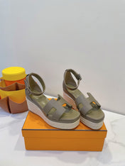 ELDA ESPADRILLE IN MOCHA BROWN EPSOM CALFSKIN