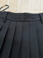 MIUMIU 26S MINI PLEATED SKIRT 886