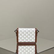 CLASSIQUE TRIOMPHE 22 CALFSKIN WHITE BROWN
