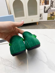 COLLAPSE SNEAKERS IN GREEN SUEDE AND NYLON