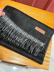 SCARF 180 CM IN BLACK CASHMERE 396477