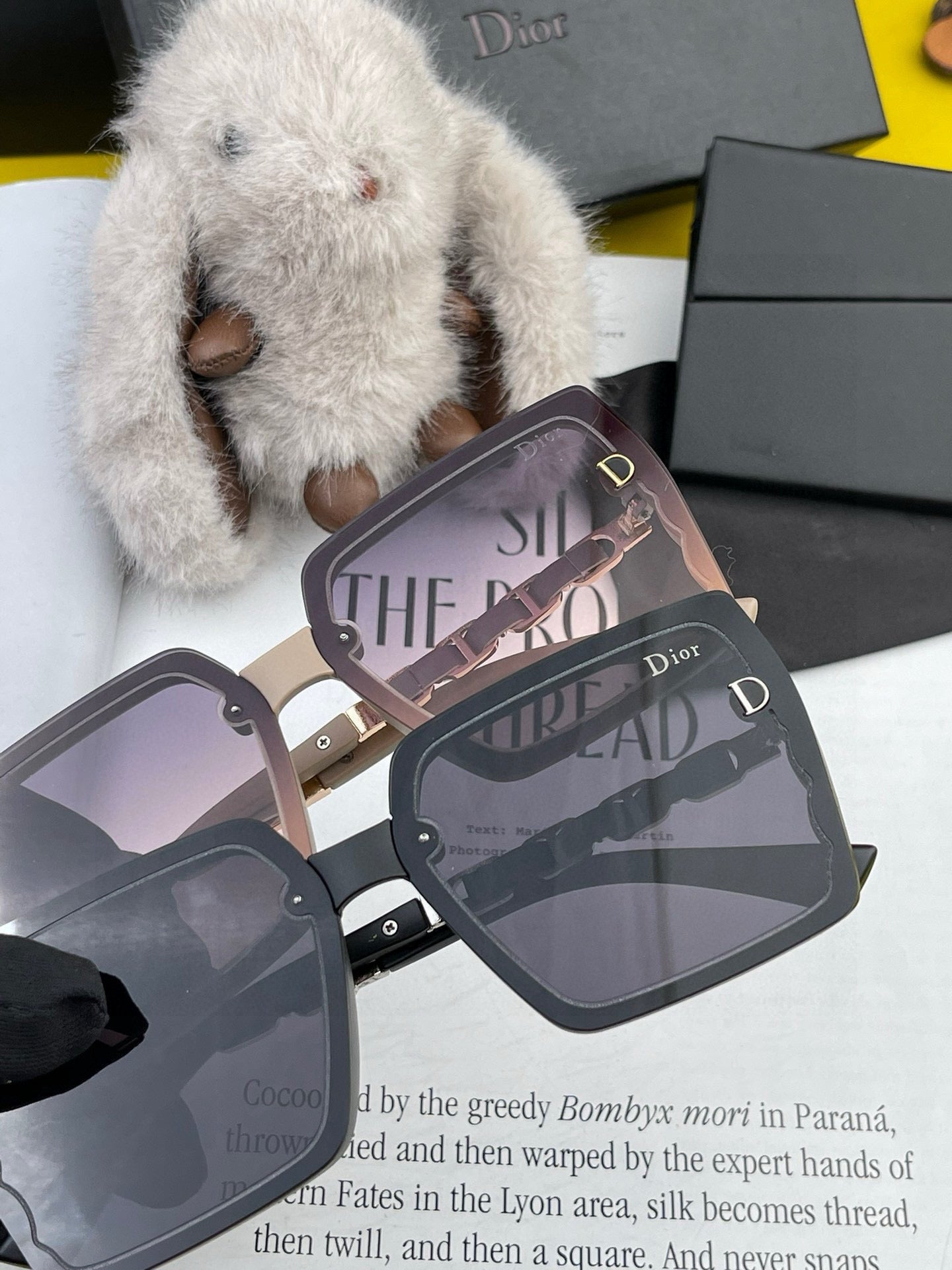 MONTAIGNE SUNGLASS CD5302 IN ACETATE EMBOSSED LOGO