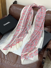CHANEL 25S SCARF 200 IN CASHMERE 728978