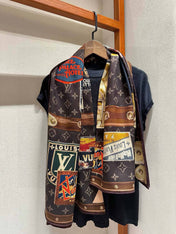 LV SCARF 140 CM IN SILK 732100