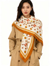 CHANEL 25S SCARF 140 IN CASHMERE 931508