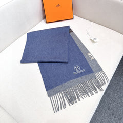 HERMES 25S SCARF 180 IN CASHMERE 854603