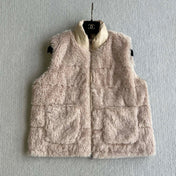 MONCLER 25S DOWN VEST IN LIGHT PINK 044