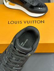 LV NEO RUN AWAY SNEAKER IN BLACK CALFSKIN