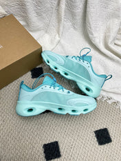 LOEWE 26S CLOUDSOLO SNEAKERS IN AQUA BLUE RECYCLED POLYESTER