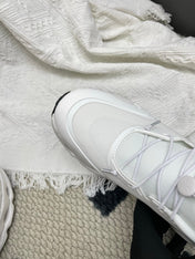 LOEWE 26S CLOUDSOLO SNEAKERS IN WHITE RECYCLED POLYESTER