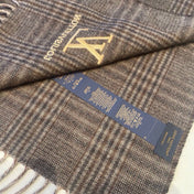 SCARF 180 CM IN WENGE BROWN LAMBSWOOL 390813
