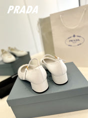 Pra Ballerina Pumps 40 White Lambskin