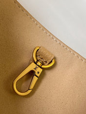 LV 25S LOW KEY HOBO BAG 35 CM IN BEIGE CALFSKIN