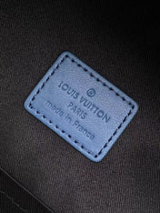 DISCOVERY BACKPACK 38 IN BLUE MONOGRAM ECLIPSE CANVAS AND TAURILLON