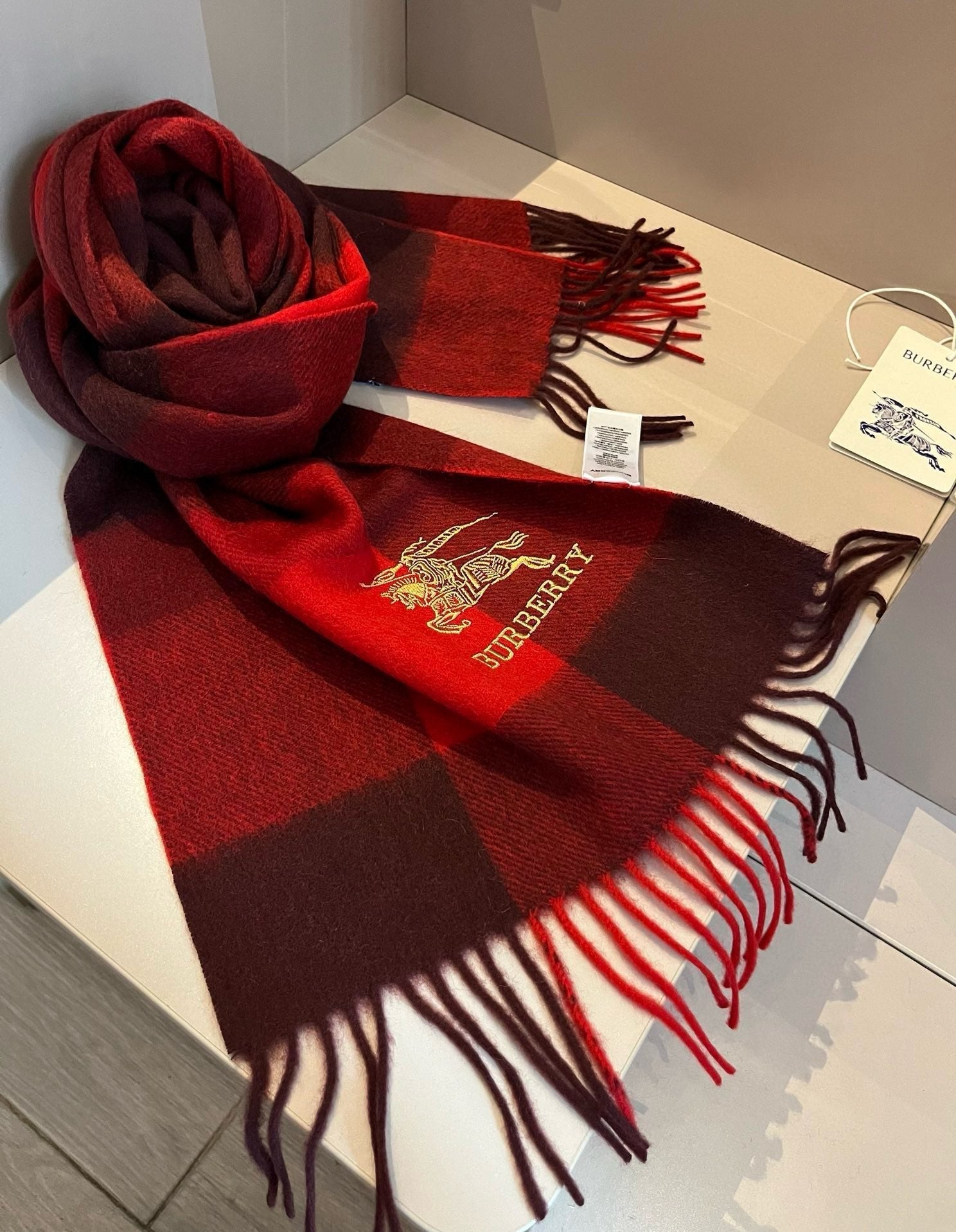 BBR SCARF 180 CM IN CASHMERE 489745