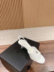 high heel 70 sandals white patent calfskin