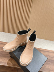 CC RAIN BOOTS BEIGE CREAM TPU