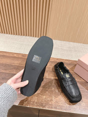 NAPPA LOAFERS IN BLACK LAMBSKIN