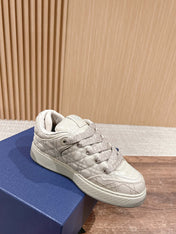 BY ERL B9S SKATER SNEAKER IN PARCHMENT BEIGE CANNAGE LAMBSKIN