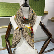 GUCCI 25S SCARF 140 IN CASHMERE 636341