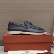 LP SUMMER CHARMS WALK LOAFERS BLACK LAMBSKIN