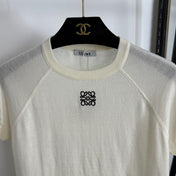 LOEWE SHORT-SLEEVE KNIT TOP STYLE 113