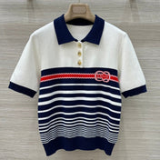 GUCCI SHORT-SLEEVE KNIT TOP 138