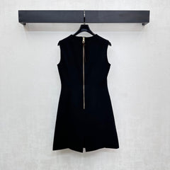 LV 25S ZIPPER VEST DRESS IN ACETATE 264529