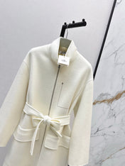HERMES 25S STAND-COLLAR ZIP-UP JACKET 036