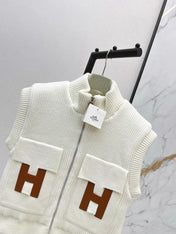 HERMES 25S SLEEVELESS KNIT VEST 235