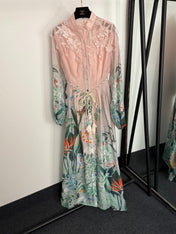 ZIMMERMANN 26S LACE EMBROIDERED DRESS STYLE 144