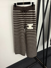 CELINE 25S SWEATER AND WIDE-LEG PANTS SET 0111