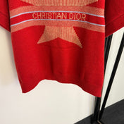 DIOR 26S SHORT-SLEEVE HIGH-NECK KNITTED SWEATER 967