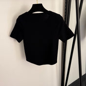 CHANEL 26S SHORT-SLEEVE SWEATER 992