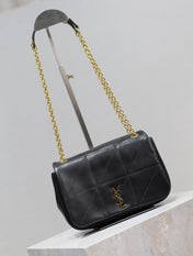 JAMIE 4.3 MINI BAG 20 IN BLACK LAMBSKIN GLOD HARDWARE