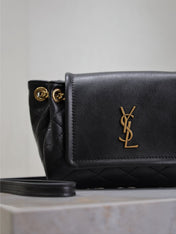 MINI NOLITA BAG 18 IN BLACK LAMBSKIN COPPER HARDWARE