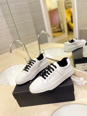 SL SL/61 SNEAKERS WHITE-BLACK LACES CALFSKIN