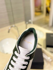 SL SL/61 SNEAKERS WHITE-BLACK LACES CALFSKIN