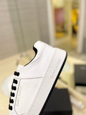 SL SL/61 SNEAKERS WHITE-BLACK LACES CALFSKIN