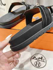 EMPIRE SANDAL BLACK SUEDE