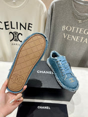 CC SNEAKER SKY BLUE DENIM FABRIC