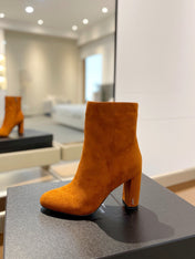 SL HONORÉ BOOTIES BRICK SUEDE